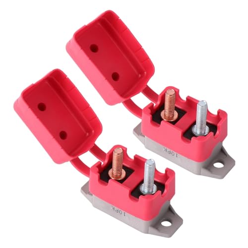 Disjoncteur automatique 12/24V 30A avec protection thermique rouge pour bateau et auto