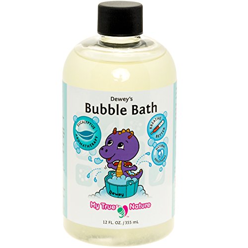 Natural Baby Bubble Bath - Dewey's Bubble Bath for Sensitive Skin - Eucalyptus, 12 oz