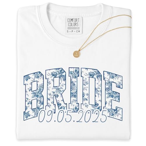 Personalized Mrs Shirt for Bride, Future Mrs Shirts, in My Engaged Era T-Shirt, Wedding Gifts 2025 24