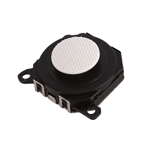 Palanca de mando analógica 3D con tapa para Sony PSP 1000 1001 (blanco)