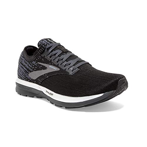 Brooks Womens Ricochet Running Shoe - Black/Black/Ebony - B - 11.0