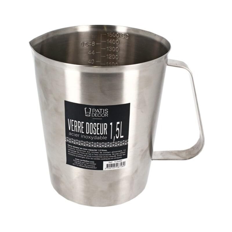 Verre doseur inox