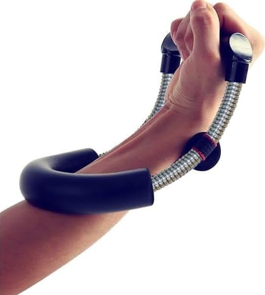 Adjustable Tension Wrist and Forearm Strengthener - Hand Developer and Arm Grip Workout Trainer for Strength Building - Ideal Home Gym Equipment for Beginners and Pros