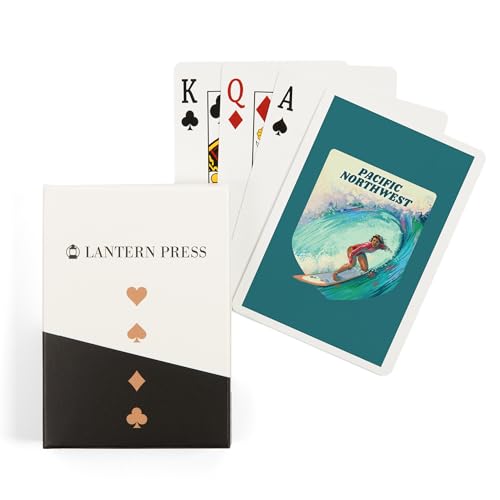 Lantern Press Baraja de Poker 52 Cartas Tamaño Poker
