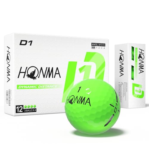 Honma 2024 D1 Distance Golf Balls,Extra Soft Feel with Long Distance,High Speed Core with Low Spin...