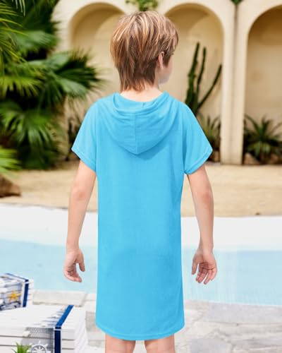 Image of BesserBay Boys Girls Swim Cover Up Terry Cloth Swimwear