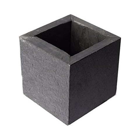 Cache-pot en pierre d'ardoise Yuchengstone BTH10x10x10 cm Cover