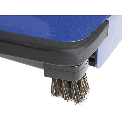 Image of Carlisle FoodService Products Duo-Sweeper Floor Sweeper, 12 inch, Blue (Pack of 4)