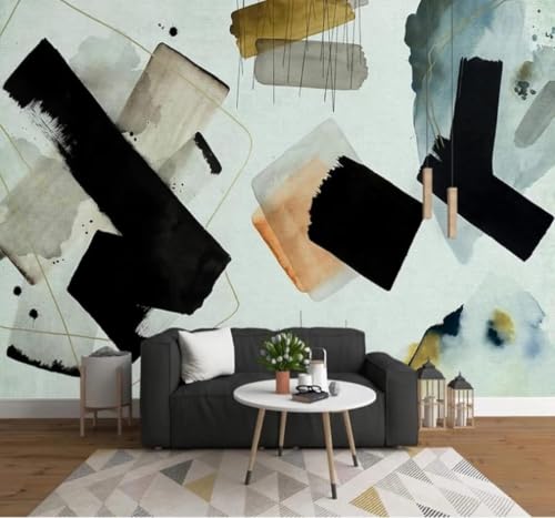 Papier peint intissé XLMING graffiti géométrique abstrait format 400cm x 280cm - 4