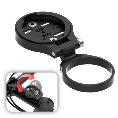 Garmin Aluminum Alloy Cycling Computer Mount - Road/Mountain Bike Compatible with Garmin Edge, Wahoo, Bryton, Cateye GPS Computers - Elevated Version
