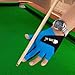 kowaku Cue Pool Gloves Separate Finger Gloves Left Hand Resistant Adjustable Wrist Breathable Practice Gym Snooker Cue Glove, Blue