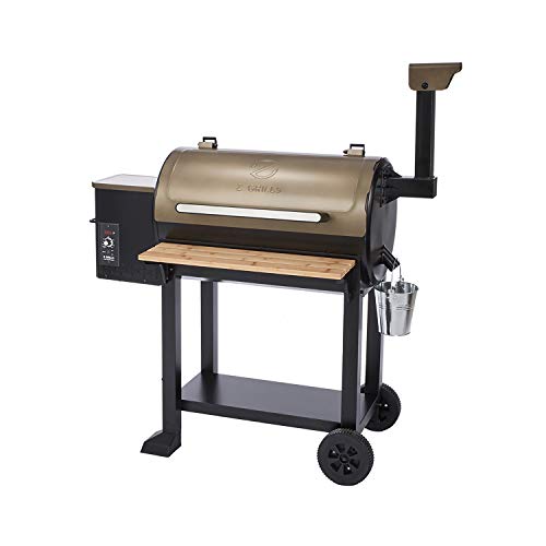 Z GRILLS ZPG5502G 8 in 1 Wood Pellet Grill Smoker for Outdoor BBQ