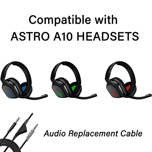 Image of ElloGear Replacement Cable for Astro A10 with Volume Control - 2 Pack