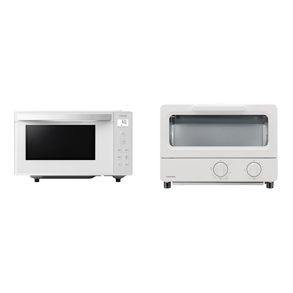 Amazon | 【セット買い】TOSHIBA(東芝) 電子レンジ 17L 縦開き 単機能