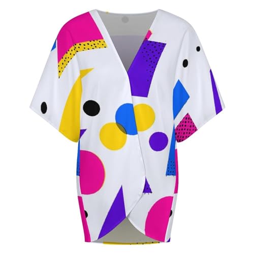 2025 Women's Girls Elegant Cardigans Open-Front Short Sleeve Cardigans Kimono Tops4