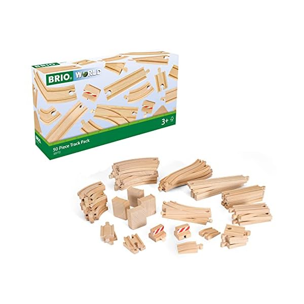 BRIO World 33889 Große Goldmine mit Sound-Tunnel – Zubehör Holzeisenbahn & World 33772 Großes Schienensortiment 50 Teile… – Bild 6