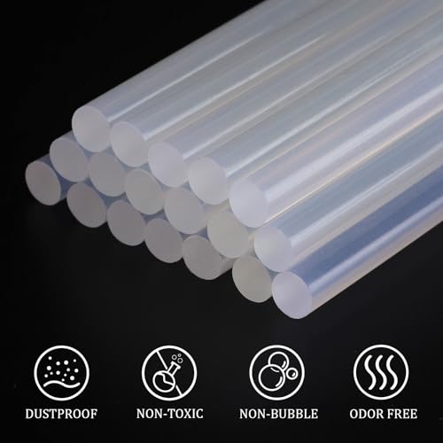 50Pcs Hot Glue Sticks, 7mm x 190mm Mini Glue Sticks for DIY Crafts, Home Repairs, School Projects