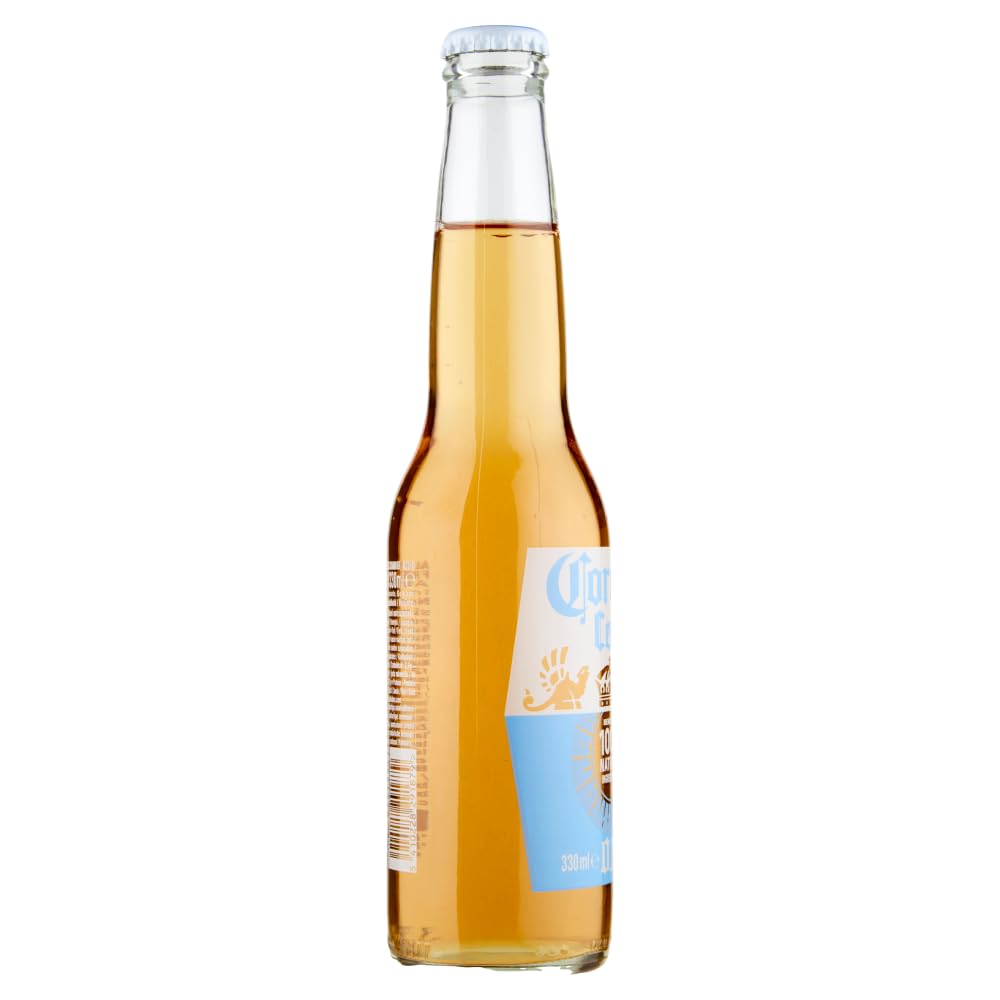 Italian Gourmet Birra Analcolica cerveza sin alcohol 0,0% 24 x 33cl | gusto leggero e rinfrescante; notas malteadas, perfectamente refrigeradas para pizza, peso neto total 7,92 L + Polpa 400 g