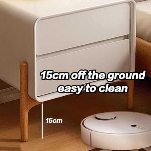 Table d'appoint à 2 tiroirs pour petits espaces et chambre à coucher
