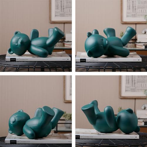 Estatua de oso de resina para decoración moderna miniatura 5