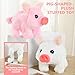 Imagen de SMELEYOU Animal de Peluche de Cerdo Interactivo con Sonido Que Camina