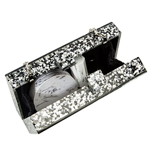 Image of LETODE Acrylic Clutch Bags Purse Perspex Bag Handbags for Women