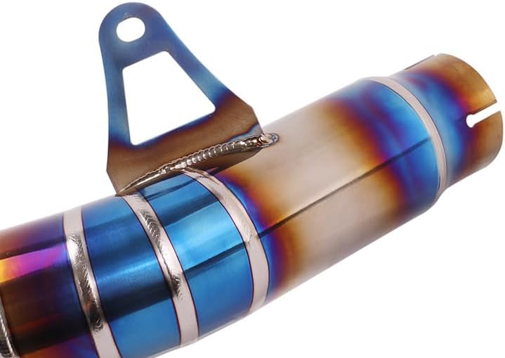 FIRECARP S1000RR 2015-2016年用 ステンレス/チタン合金製 スリップオンマフラー エキゾーストパイプ 中間パ