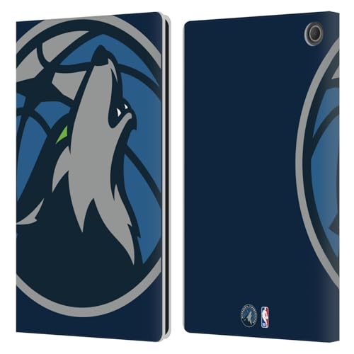 Étui portefeuille Minnesota Timberwolves pour Amazon Fire Max 11 2023 en cuir Head Case Designs