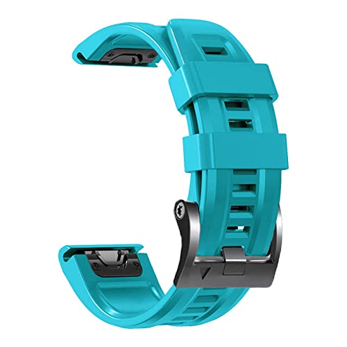 Bracelet silicone Garmin Fenix 7X de 26 mm idéal pour le trail et le quotidien en teinte Agate