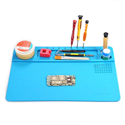 Tapete para no perder tornillos de teléfonos alfombra de reparación organizada 38x26cm