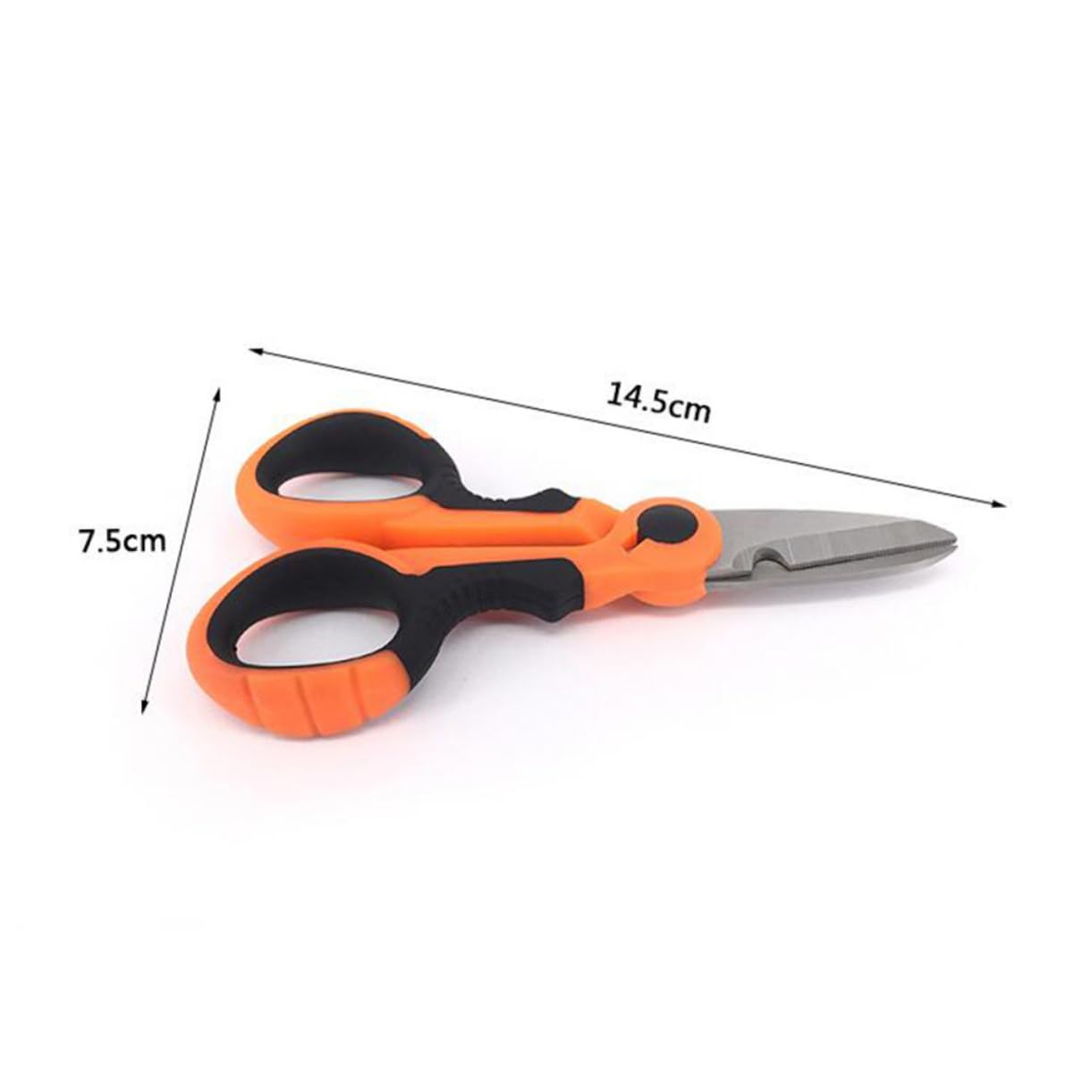 Yardwe Ciseaux De Pêche Accessoires De Pêche Outils De Pêche Ligne Anti-Morsure Grand Cheval 6 Pièces