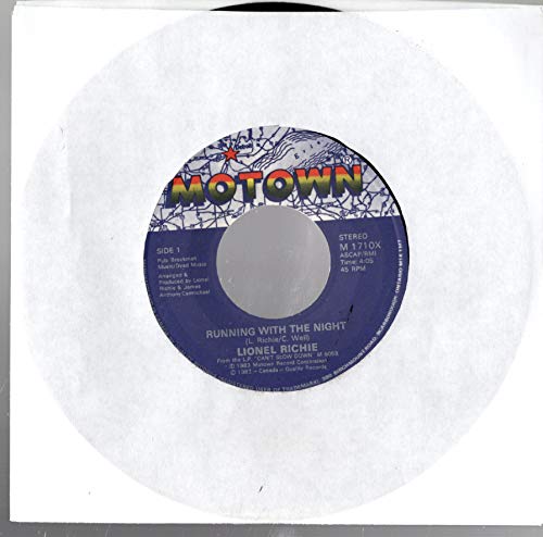 Album Art for Lionel Richie: Running With The Night / You Mean More To Me 7" 45 VG++ Canada by Lionel Richie