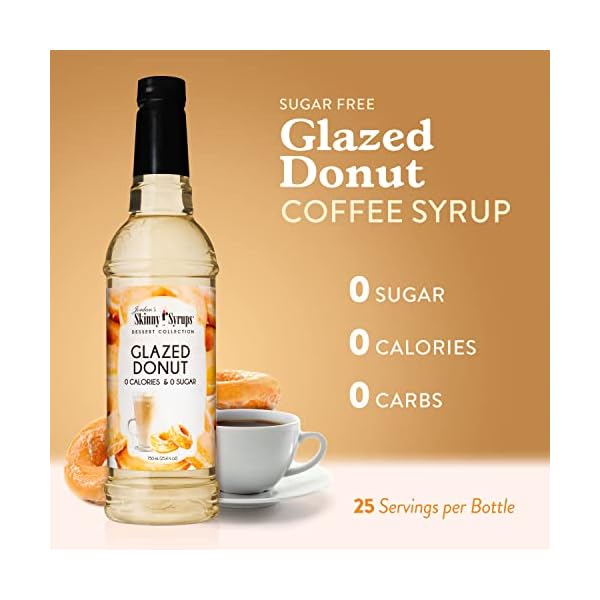 Jordan's Skinny Syrups Sugar Free Coffee Syrup, Glazed Donut Flavor