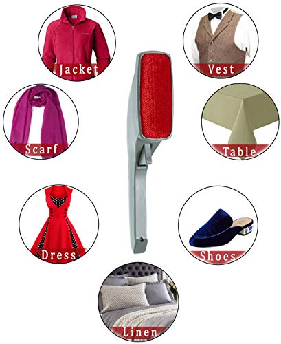 image for Smart House Inc Lint Brush (3 Pack) Removes Lint, Pet Hair, Fuzz, Dust