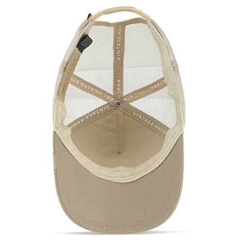 Image of VINTAGE HAVANA Trucker Hats Women | Mesh Adjustable Snapback Hat | Men & Women Cute Trendy Fashion Baseball Cap