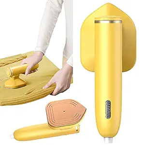 3NH Professional Micro Iron for Clothes, 33W Portable Travel Steamer Ironing Machine, 30S Fast Heat Mini Garment Steamer, Non-Stick Ceramic Soleplate, Heat Press Clothing Iron Machine for Home