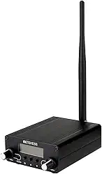 Retekess Transmissor FM TR508 para igreja, transmissor de rádio FM estéreo de longo alcance com conector de áudio de microfone de 3,5 mm para drive in, filme, estacionamento