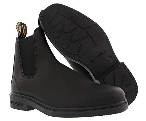 Image of Blundstone Tpu-Dress Boot-Premium Leather Unisex Shoes Size 5, Color: Black /Core Black-Black