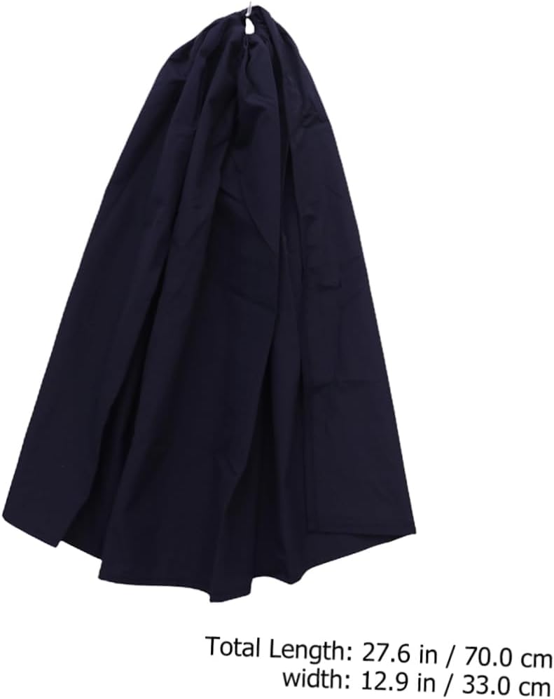 VANZACK 2pcs Practical Round Birdcage Cover for Parrots and Cockatiels Breathable Shading Cloth Navy Color for Bird Nest Comfort