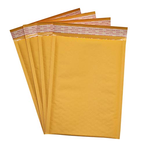 Secure Seal #4 9.5x14.5 Kraft Bubble Mailers Padded Shipping Envelopes (Pack of 100)