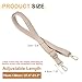 uxcell Leather Purse Strap Replacement Crossbody, 27.6-51.2 Inch Adjustable Bag Strap Purse Straps for Women Crossbody Bags Shoulder Bag Handbag, Light Beige