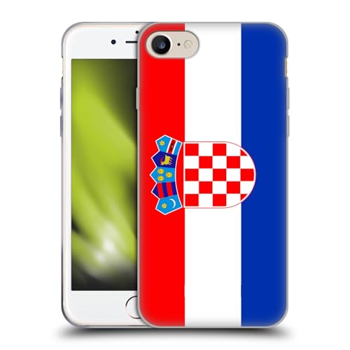 Coque antichoc iPhone SE compatible MagSafe motif drapeau Croatie