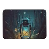 LKHDS Fireflies and Lantern Bath Mat