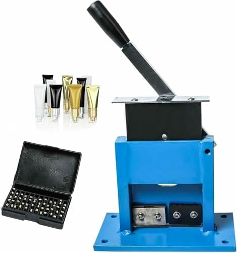 Aluminum Tube Sealant - Manual Sealer for Soft Aluminum Toothpaste Tubes with Expiration Codes