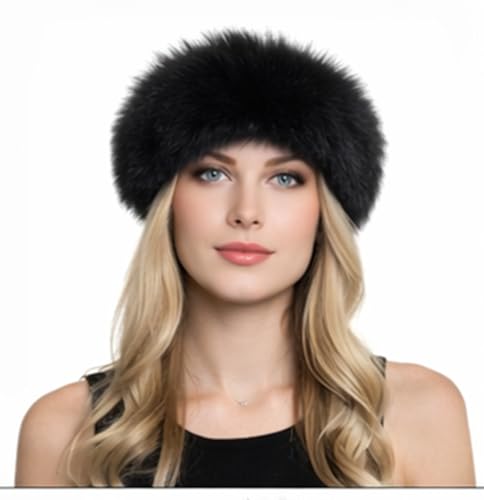 Cashmere Pashmina Group Genuine Fox Fur Headband & Collar-Fox-Fur-Hat-Hair Scarf-Headband-Headwear-Ear