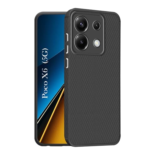 Image of Jkobi Back Cover Case for Poco X6 5G (Liquid Silicone | Side Grip | Camera Protection)