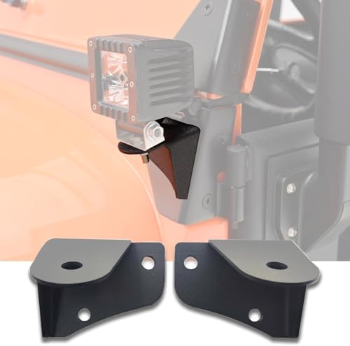 Lower Windshield Hinge Light Mount Brackets Light Bar Bracket for 76-06 Jeep Wrangler TJ YJ CJ