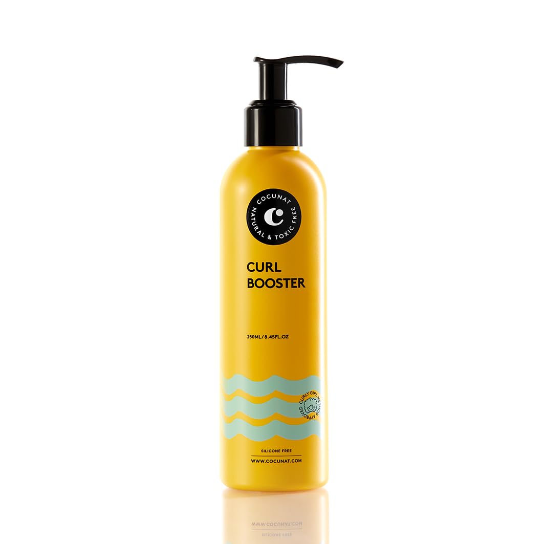 COCUNAT - Booster de Rizos - Gel de Definición - Define el Rizo sin Apelmazarlo - Elimina el Encrespamiento (frizz) - Hidrata Profundamente - Método Curly - Sin Siliconas - 250 ml