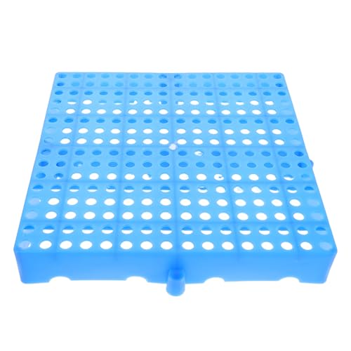 SAFIGLE Palet de plástico - Palet de suelo con rejilla de ventilación impermeable - Plataforma de almacenamiento transpirable para supermercados, garajes y sótanos