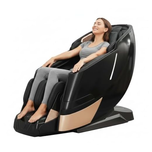 Health & Fitness_Hub Sobo HF21 4D Full Body Recliner Zero Gravity Massage Chair (Brown and Beige)